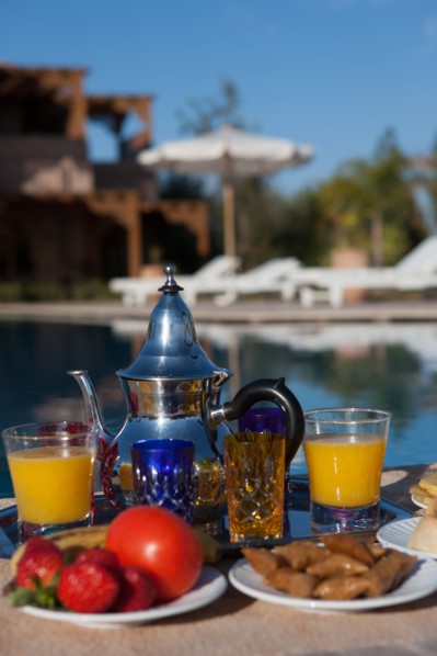 Afrique du nord, Maroc, Marrakech, Zaraba, Villa Hana, maison d'hôtes,