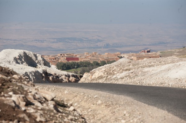 Afrique du nord, Maroc, Marrakech, pied du Haut Atlas, route d'Amizmiz, en direction de Sidi