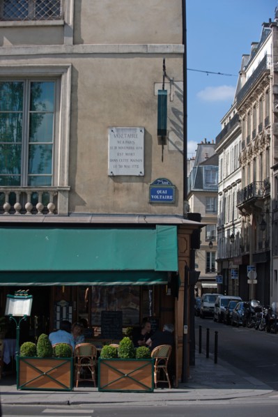 Plaque In Memory Of Voltaire's Death
