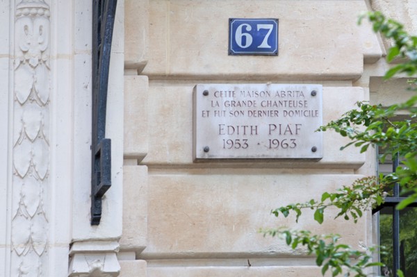 Edith Piaf's last home in Paris