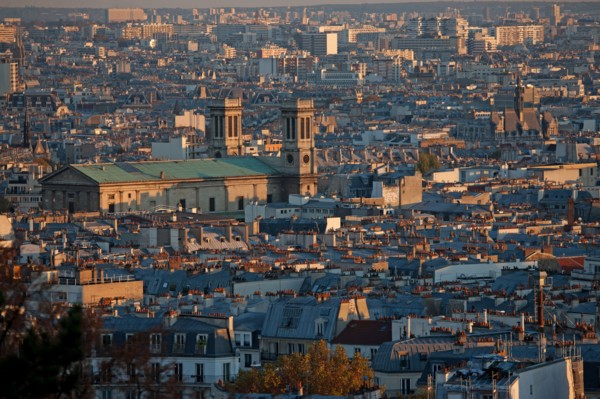 Montmartre,Vues sur les toits depuis les alentours du Sacré Coeur