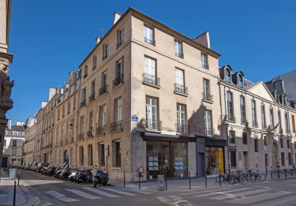 The Marais historic district in Paris