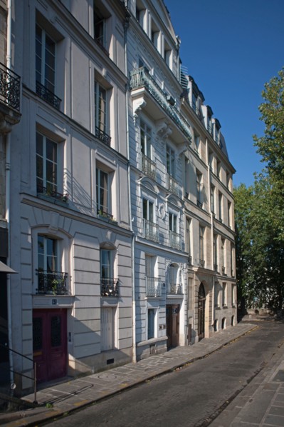 The Ile Saint-Louis in Paris