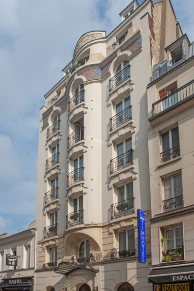 11 bis rue de la Gaîté, Hôtel De Bretagne (TimHôtel) fréquenté Par Simone De Beauvoir