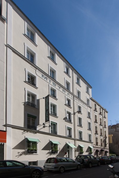 24 rue Cels, Hôtel Mistral où vécurent Sartre et Beauvoir