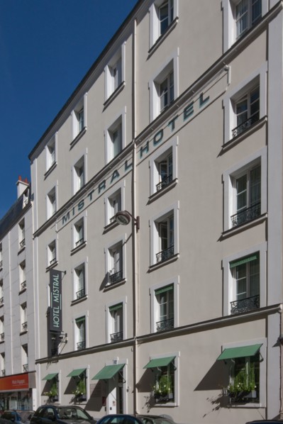 24 rue Cels, Hôtel Mistral où vécurent Sartre et Beauvoir