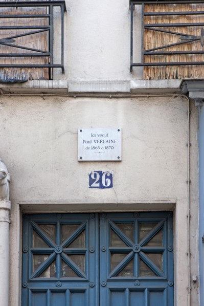26 rue Lecluse, Verlaine y vécut