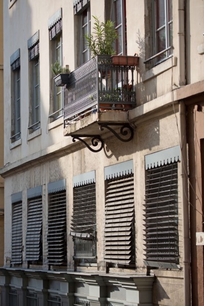 Lyon, façades à la Croix-Rousse