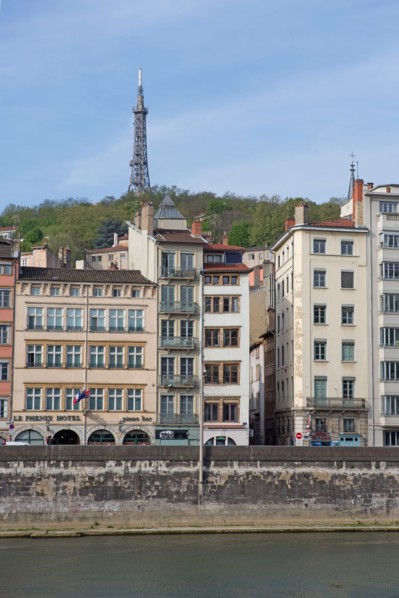 Lyon, facades Quai de Bondy