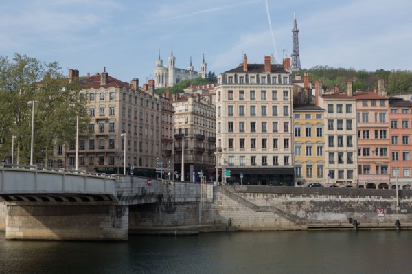 Lyon, façades Quai de Bondy