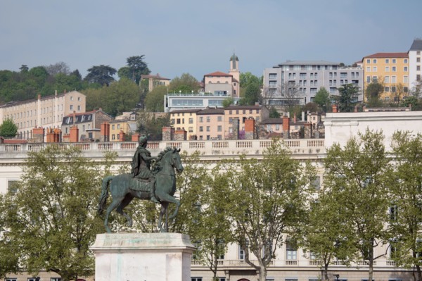 Lyon, Statue equestre de Louis XIV, Place Bellecour