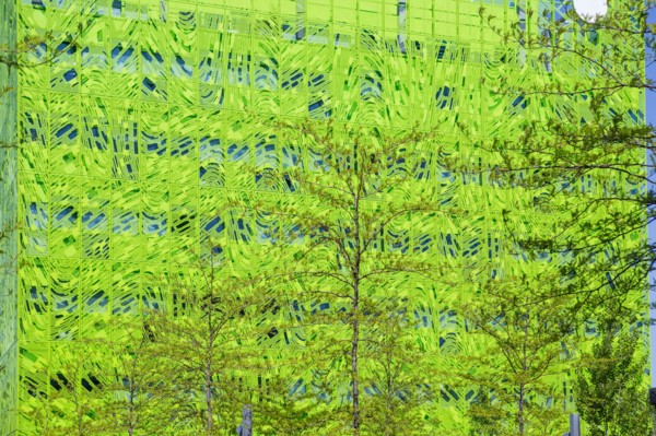 Lyon, Immeuble "Le Cube Vert" dans le quartier Confluence