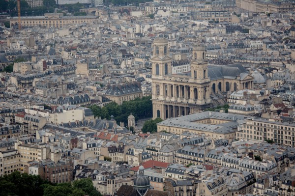 Paris, aerial view