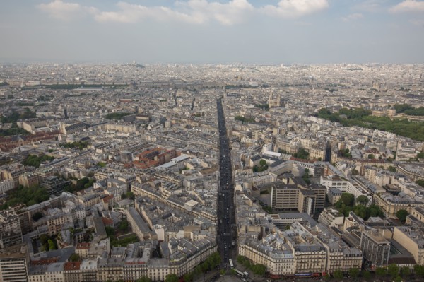 Paris, vue aérienne