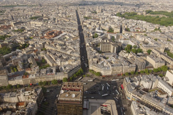 Paris, aerial view