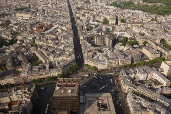 Paris, vue aerienne