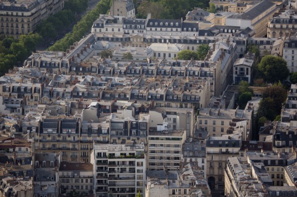 Paris, vue aerienne