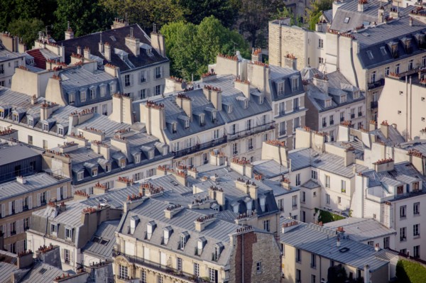 Paris, aerial view