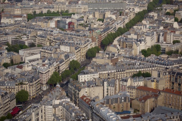 Paris, vue aerienne