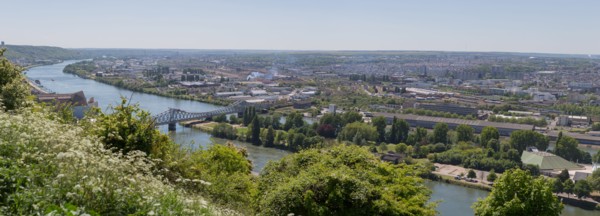 Rouen, Panorama depuis la Cote Sainte-Catherine
