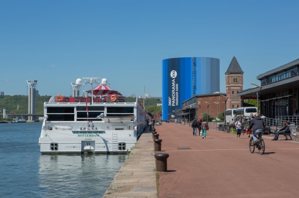 Rouen, Panorama XXL and rehabilitated former docks
