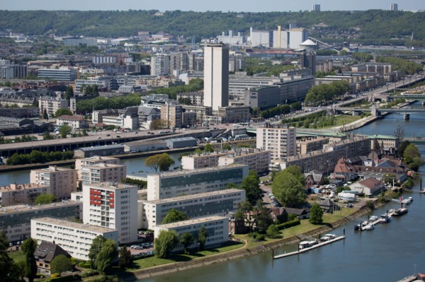 Rouen, Panorama depuis la Côte Sainte-Catherine