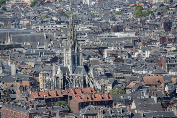 Rouen, Panorama depuis la Cote Sainte-Catherine