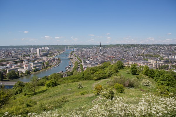 Rouen, Panorama depuis la Côte Sainte-Catherine