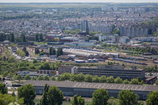 Rouen, Panorama depuis la Cote Sainte-Catherine