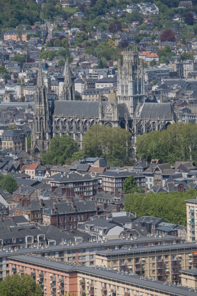 Rouen, Panorama depuis la Côte Sainte-Catherine