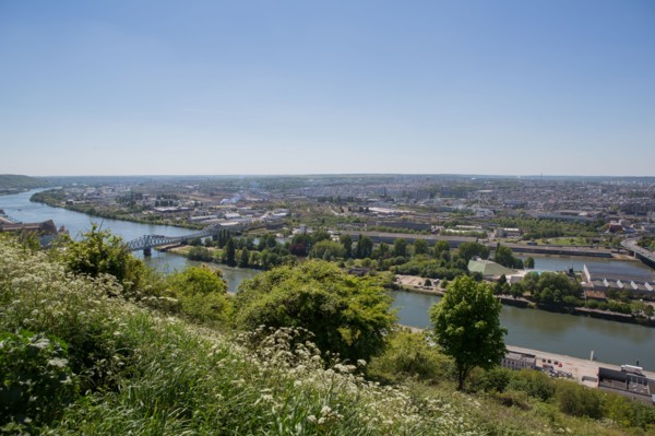 Rouen, Panorama depuis la Cote Sainte-Catherine