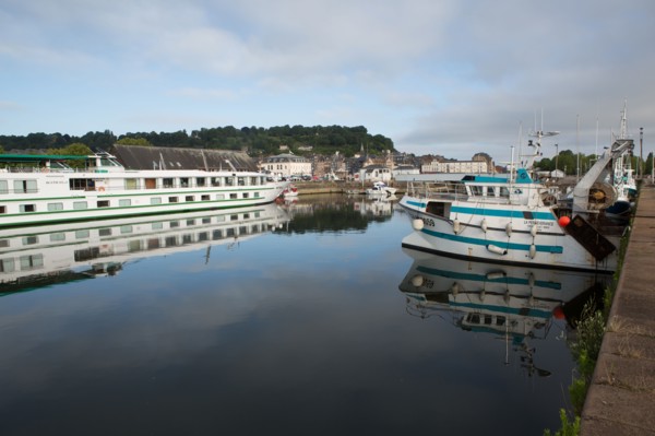 Honfleur, embarcadère des bateaux de croisière