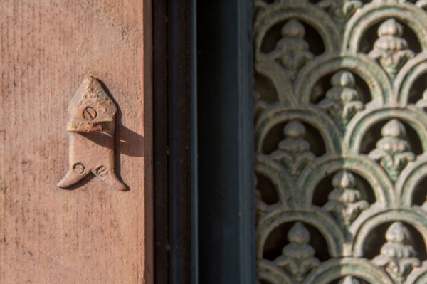 Honfleur, détail de porte d'entrée