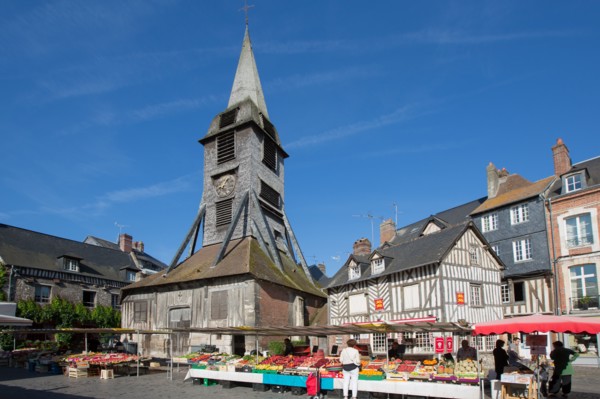 Honfleur, place Sainte-Catherine