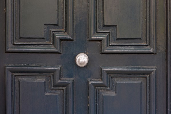Nantes, détail d'une porte