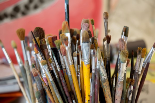 Paris, Atelier Elzevir, brushes