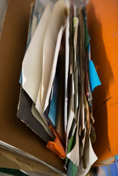 Paris, Atelier Elzevir, papiers de couleurs