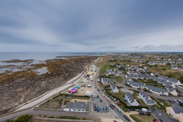 Vue depuis le phare d'Eckmühl, Finistère Sud