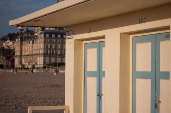 Trouville sur Mer, cabines de bains
