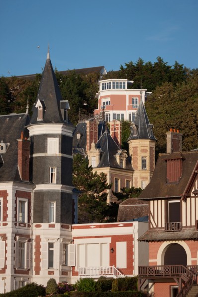 Trouville sur Mer, villas du front de mer