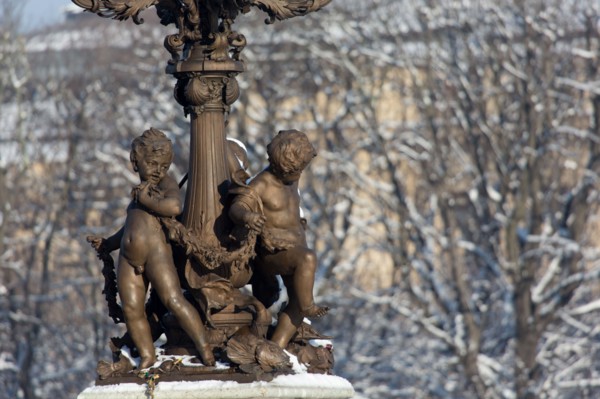 Paris under the snow, February 2018