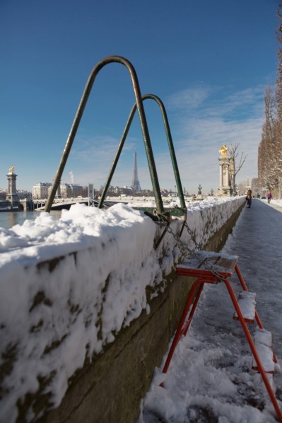 Paris sous la neige, février 2018