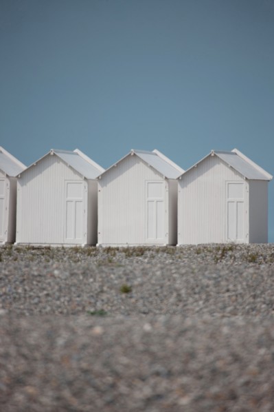 Cayeux-Sur-Mer (Baie de Somme, France), cabines de plage