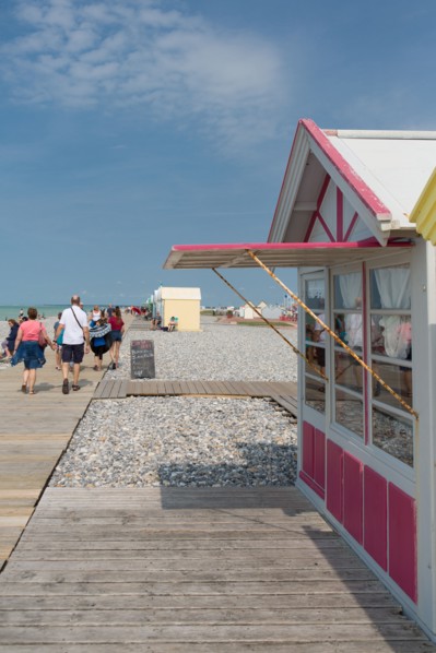 Cayeux-Sur-Mer (Baie de Somme, France), cabines de plage