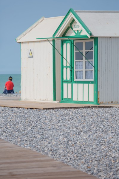 Cayeux-Sur-Mer (Baie de Somme, France), cabines de plage