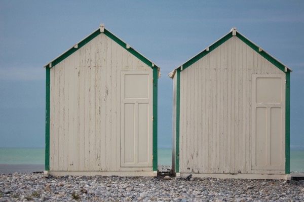 Cayeux-Sur-Mer (Baie de Somme, France), cabines de plage