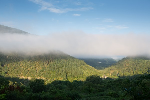 Morning haze over the Gorges du Tarn