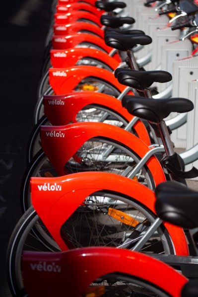 Lyon, Velov' self service bikes