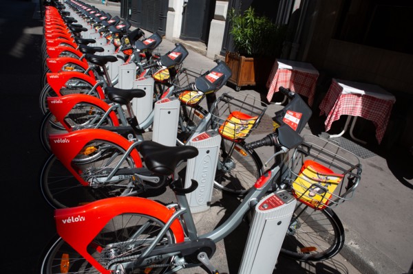 Lyon, Velov' self service bikes