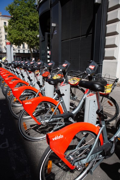 Lyon, Velov' self service bikes